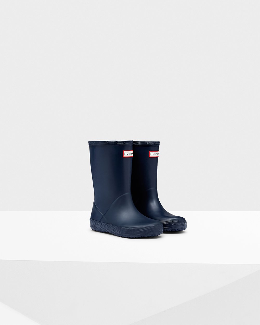 Bottes de Pluie Hunter Original First Classic Enfant Bleu Marine LDWEXGU-97